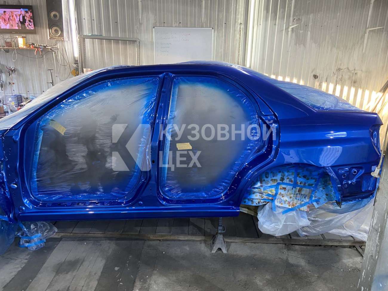 Покраска боковины кузова