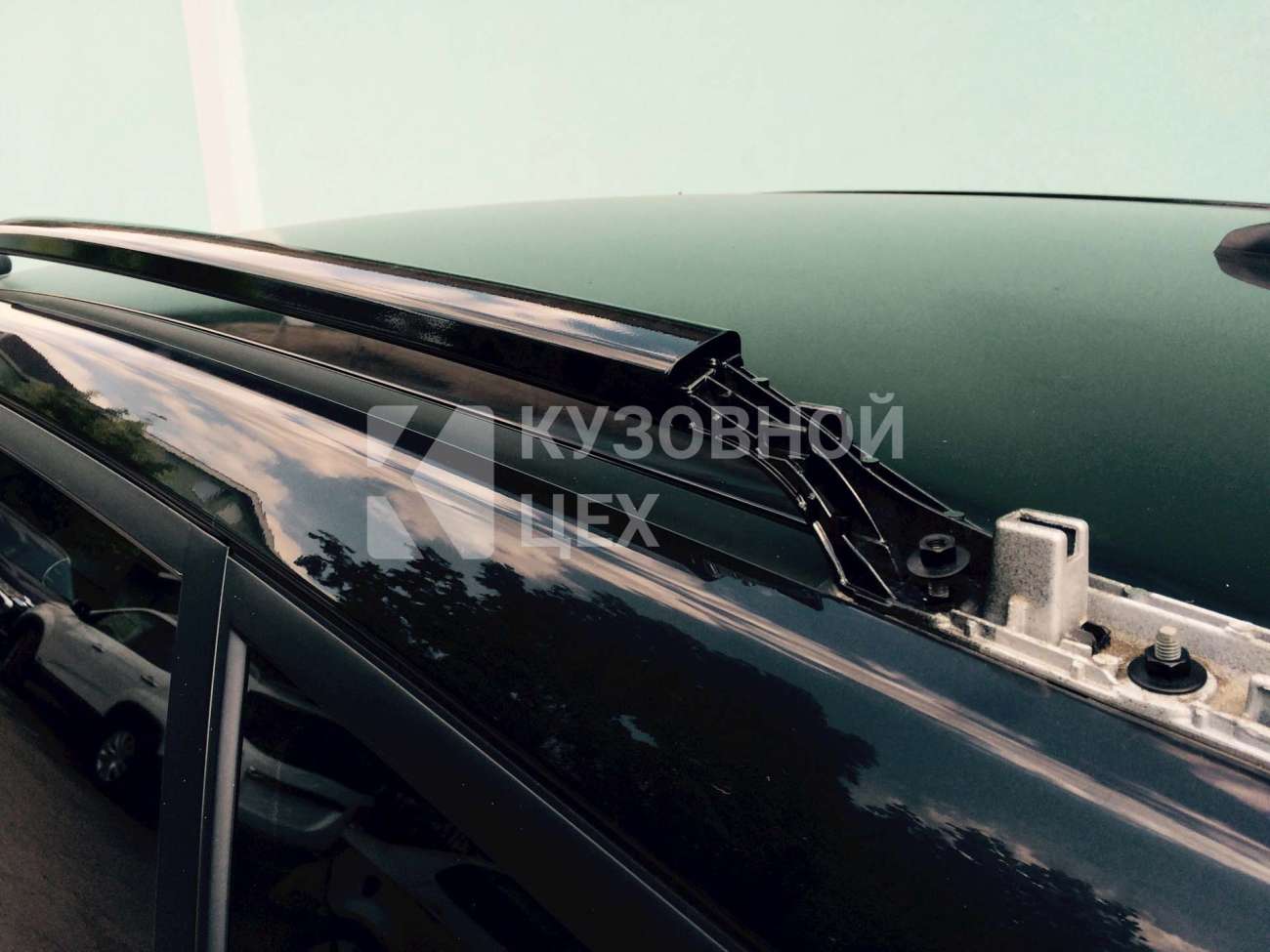Ремонт сколов рейлингов автомобиля