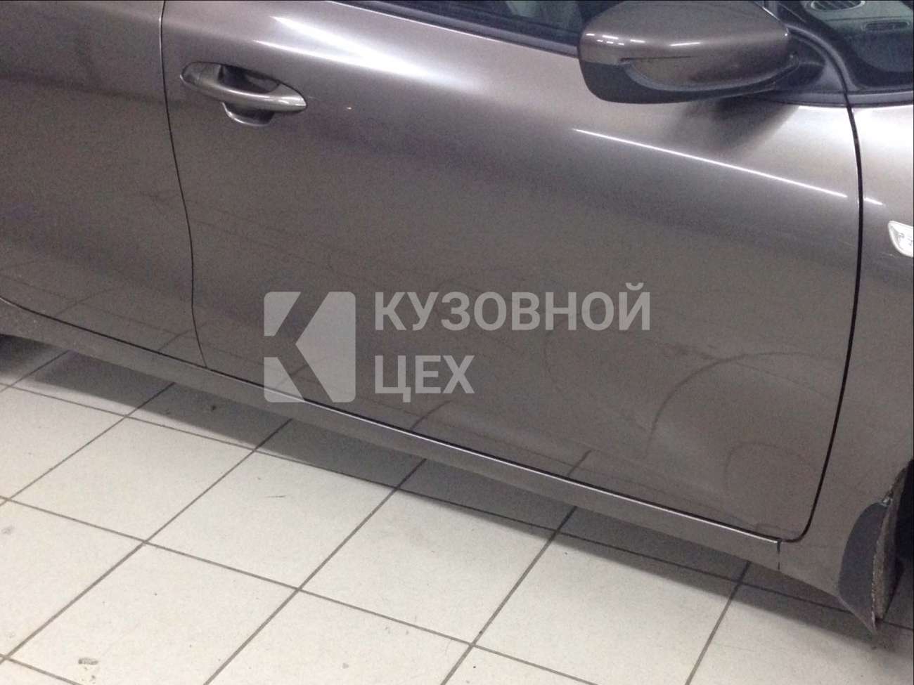 Удаление вмятин без покраски с порогов